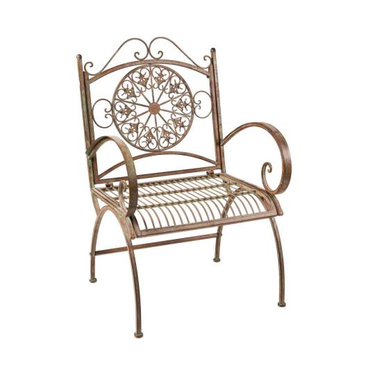 kulteri kovacsoltvas asztal szett szek kerti klasszikus elegans kastely elokelo polgari mediterran olasz toszkan hangulatu lameridiana lakberendezes patinas vintage diszes zold.jpg